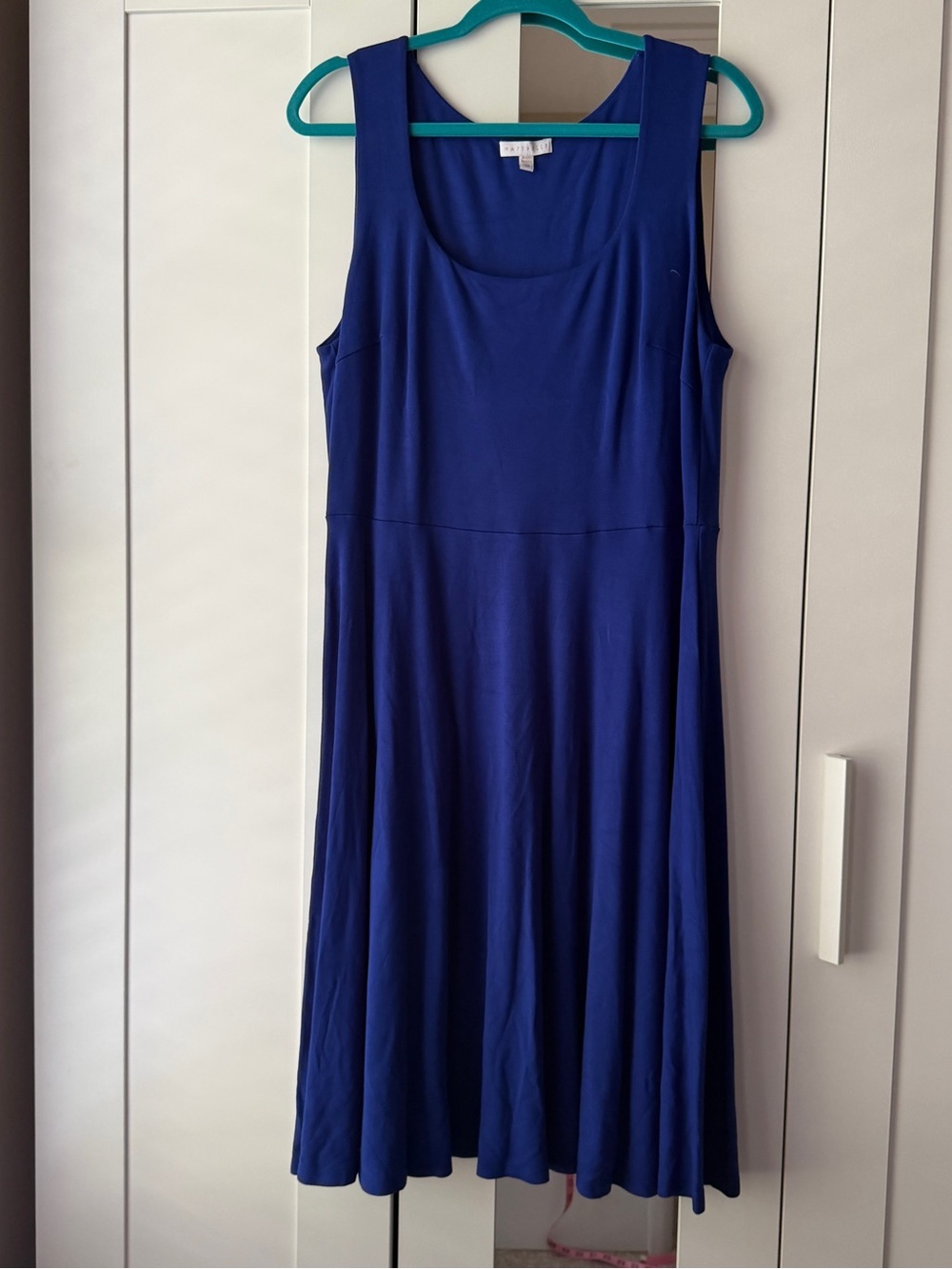Sleeveless Midi Dress in Deep Blue